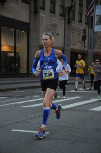 Susan Gordon at the 2013 New York Dash for the Finish Line 5K